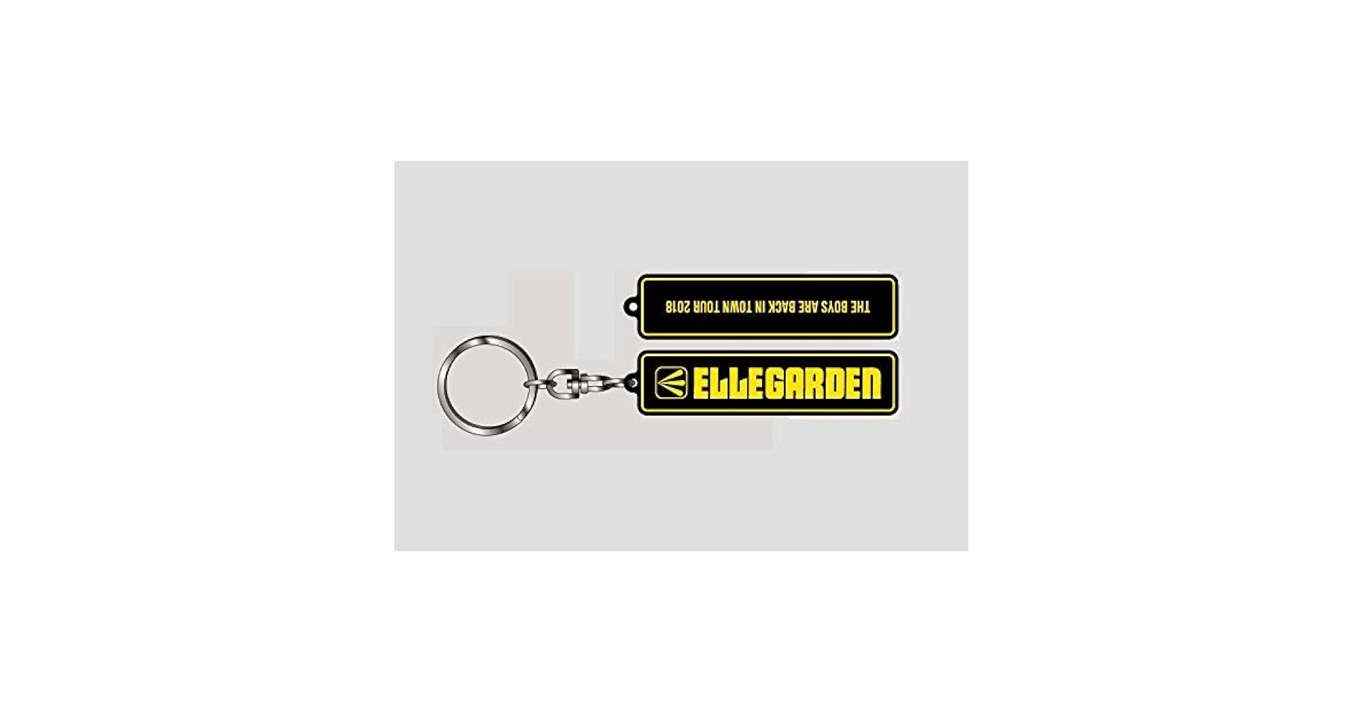 Amazon.co.jp: キーホルダー 黒×黄 ELLEGARDEN エルレガーデン